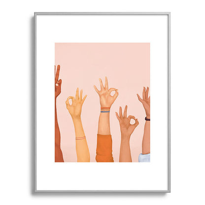 OK Framed Art Print Gallery Image 99