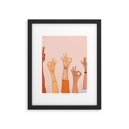 OK Framed Art Print Gallery Image 4