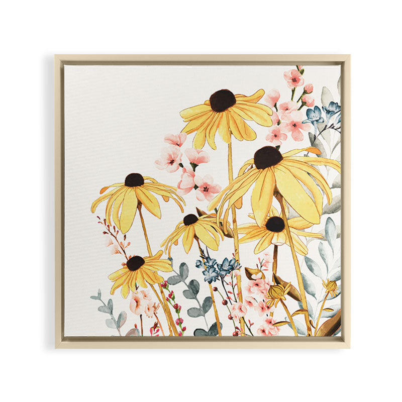 Summer Flowers Framed Canvas Print Gallery Image 24