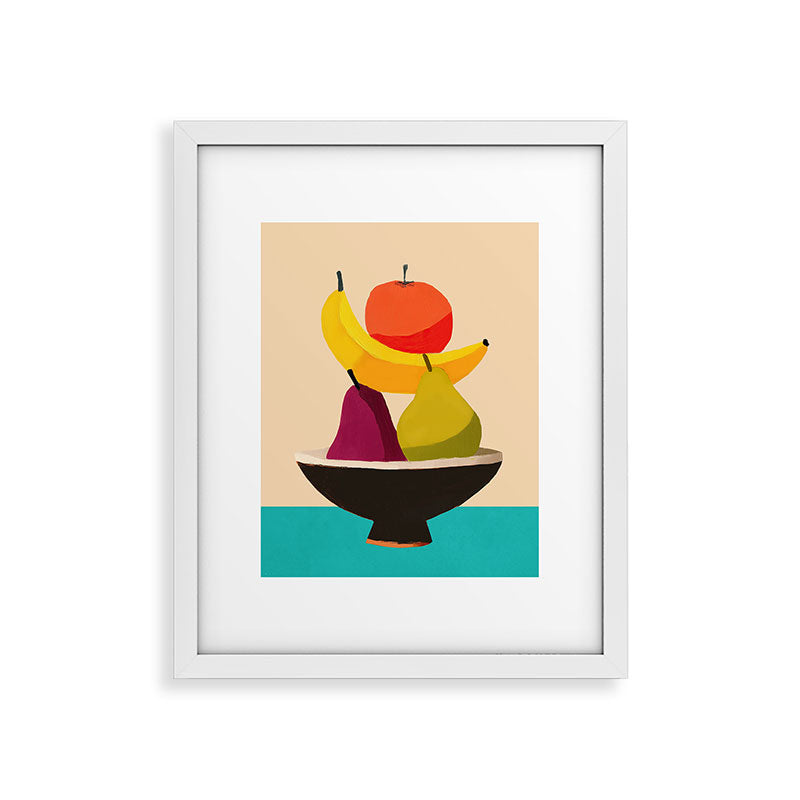 Summer Fruit Bowl Framed Art Print Gallery Image 22