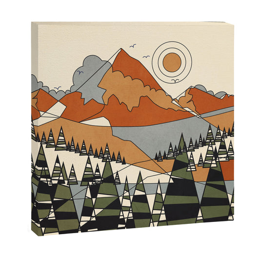 Wild Abstract Landscape 3 Canvas Print Gallery Image 2