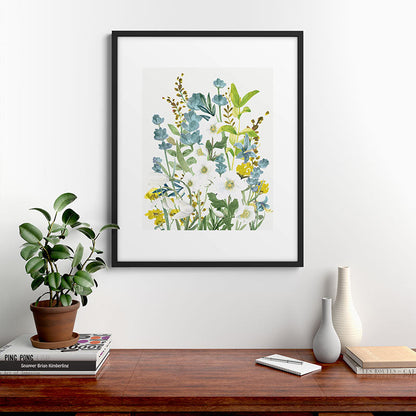 Wildflowers VI Framed Art Print Gallery Image 7