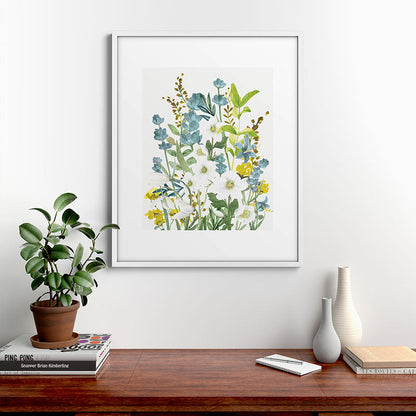 Wildflowers VI Framed Art Print Gallery Image 28