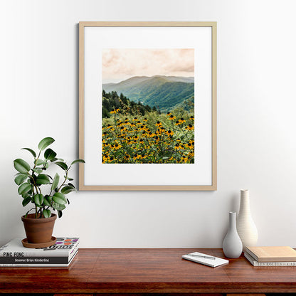 Smoky Mountains Wildflower Nature Photography Framed Art Print Gallery Image 49