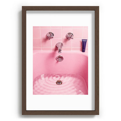 Pink Bathtub Framed Art Print Gallery Image 65