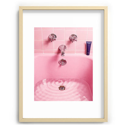 Pink Bathtub Framed Art Print Gallery Image 73