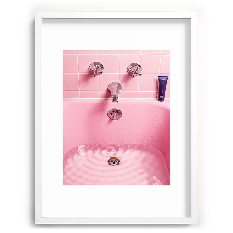 Pink Bathtub Framed Art Print Gallery Image 78