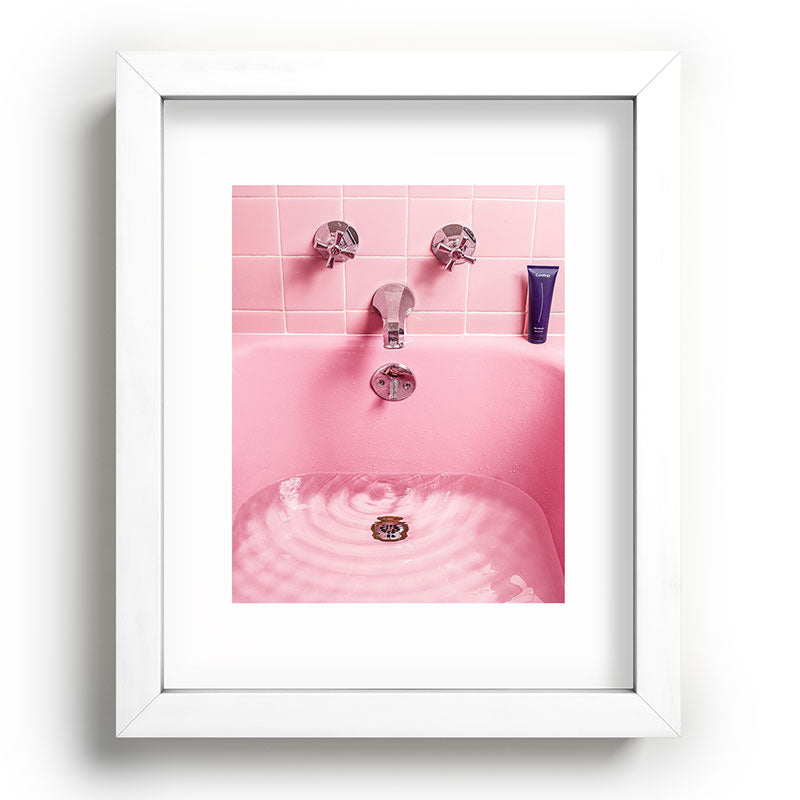 Pink Bathtub Framed Art Print Gallery Image 75