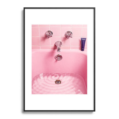 Pink Bathtub Framed Art Print Gallery Image 83