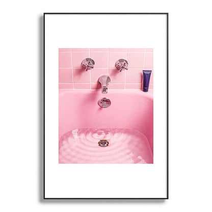 Pink Bathtub Framed Art Print Gallery Image 86