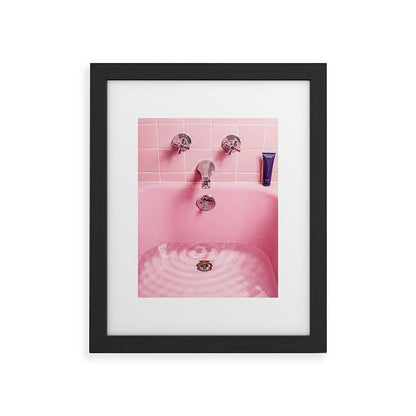 Pink Bathtub Framed Art Print Gallery Image 34