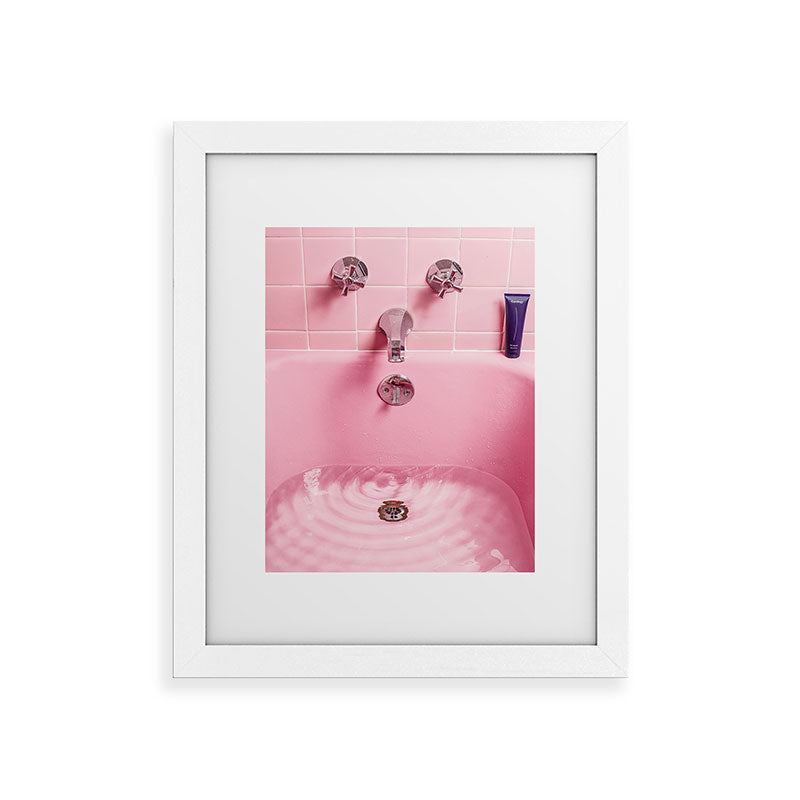 Pink Bathtub Framed Art Print Gallery Image 54