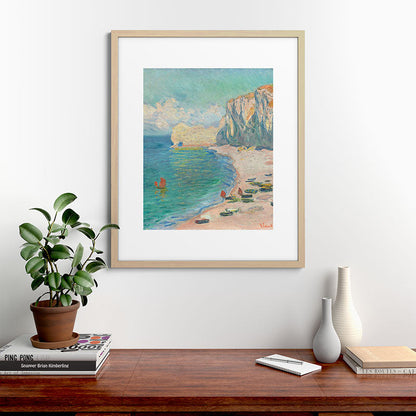 Claude Monet beach Framed Art Print Gallery Image 67