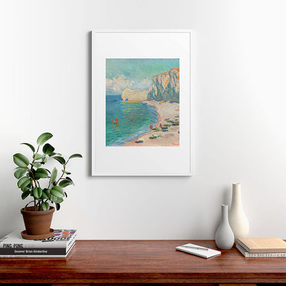 Claude Monet beach Framed Art Print Gallery Image 37