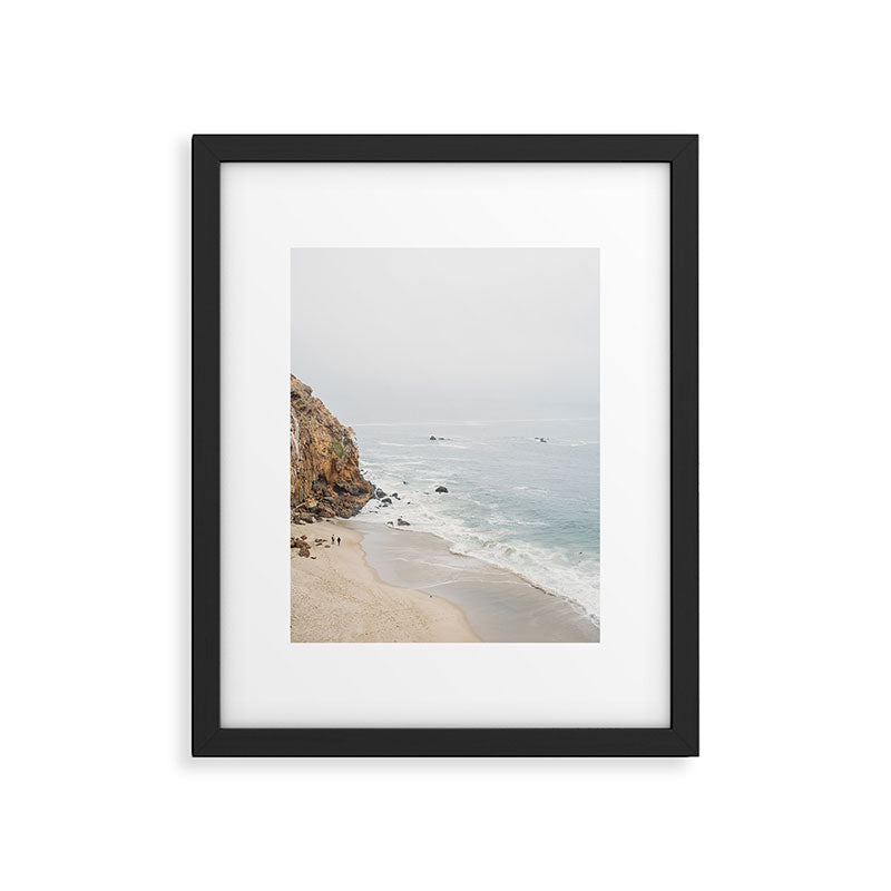 Coast in Malibu Print - Point Dume Pirate's Cove Beach - Coastal Boho Framed Art Print Gallery Image 5