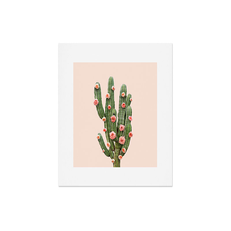 CACTUS AND ROSES Art Print Gallery Image 6
