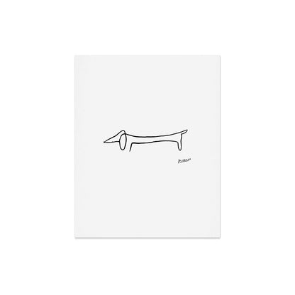 Picasso's sausage dog Art Print Gallery Image 4