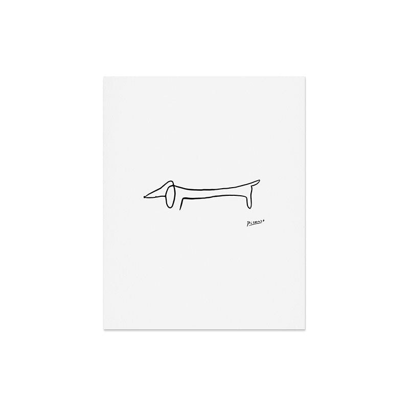 Picasso's sausage dog Art Print Gallery Image 5