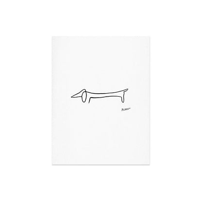 Picasso's sausage dog Art Print Gallery Image 6