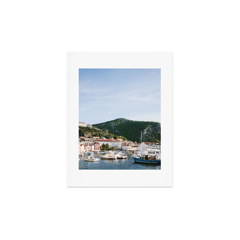 Glorious Hvar at sunrise | Croatia travel photography | Colorful summer vibes Art Print Gallery Image 3