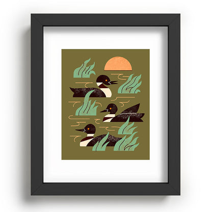Loons At Dusk Framed Art Print Gallery Image 58