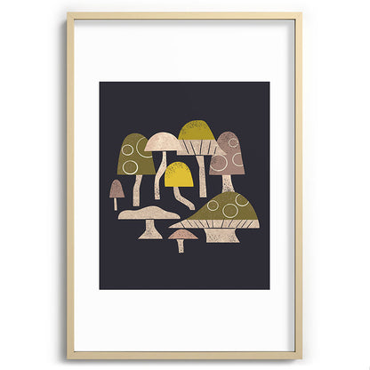 Toadstools Framed Art Print Gallery Image 102
