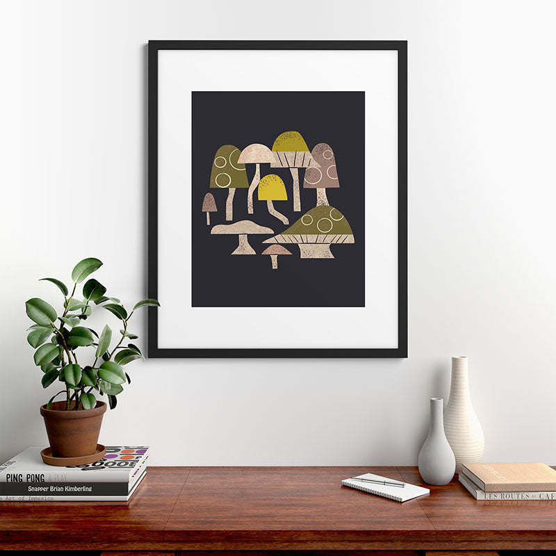 Toadstools Framed Art Print Gallery Image 48