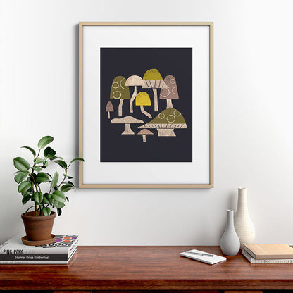 Toadstools Framed Art Print Gallery Image 29