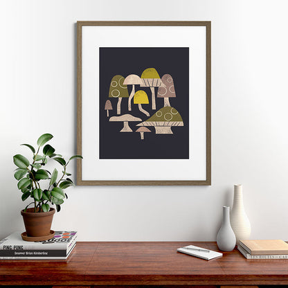 Toadstools Framed Art Print Gallery Image 58