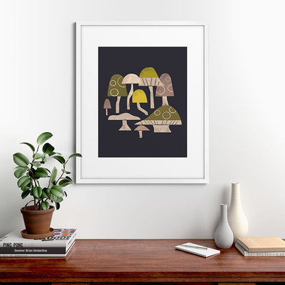 Toadstools Framed Art Print Gallery Image 76