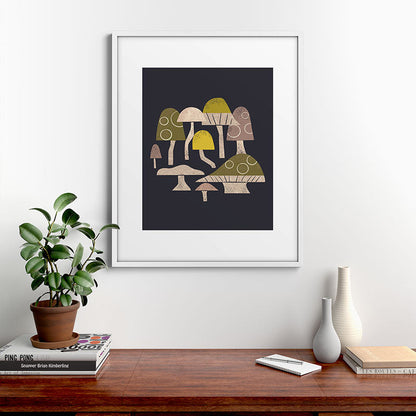 Toadstools Framed Art Print Gallery Image 39