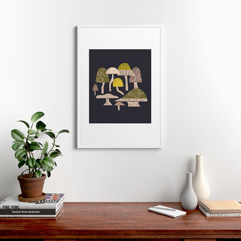 Toadstools Framed Art Print Gallery Image 37