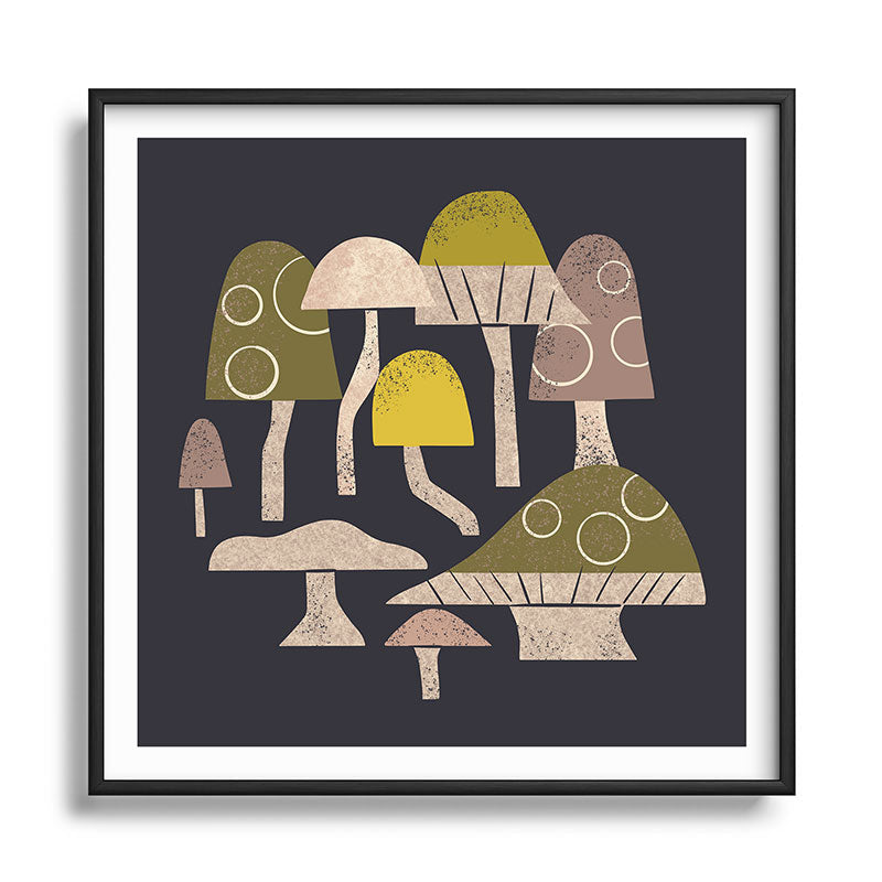 Toadstools Framed Art Print Gallery Image 122