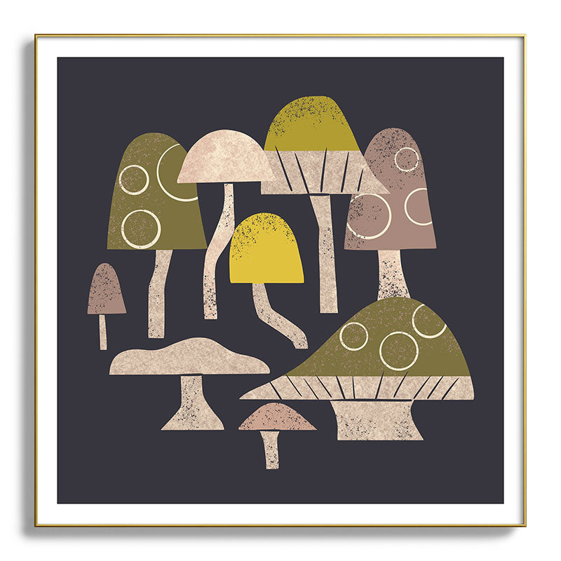 Toadstools Framed Art Print Gallery Image 139