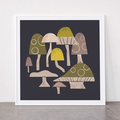 Toadstools Framed Art Print Gallery Image 43