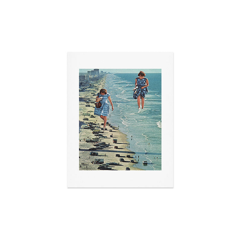 Walk on the Beach Art Print Gallery Image 2