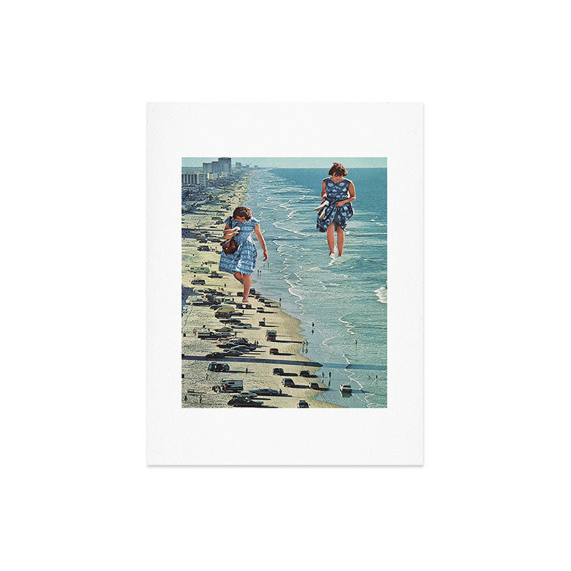 Walk on the Beach Art Print Gallery Image 6