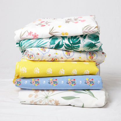 Tropical Palm Brushed Cotton Sheet Set