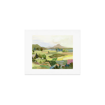 Sunny Italian Fields Art Print Gallery Image 1