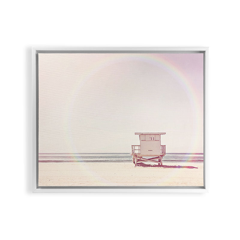 Beach hut Framed Canvas Print Gallery Image 19