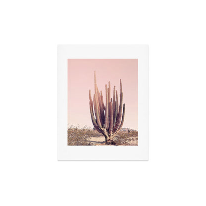 Blush Cactus Art Print Gallery Image 2