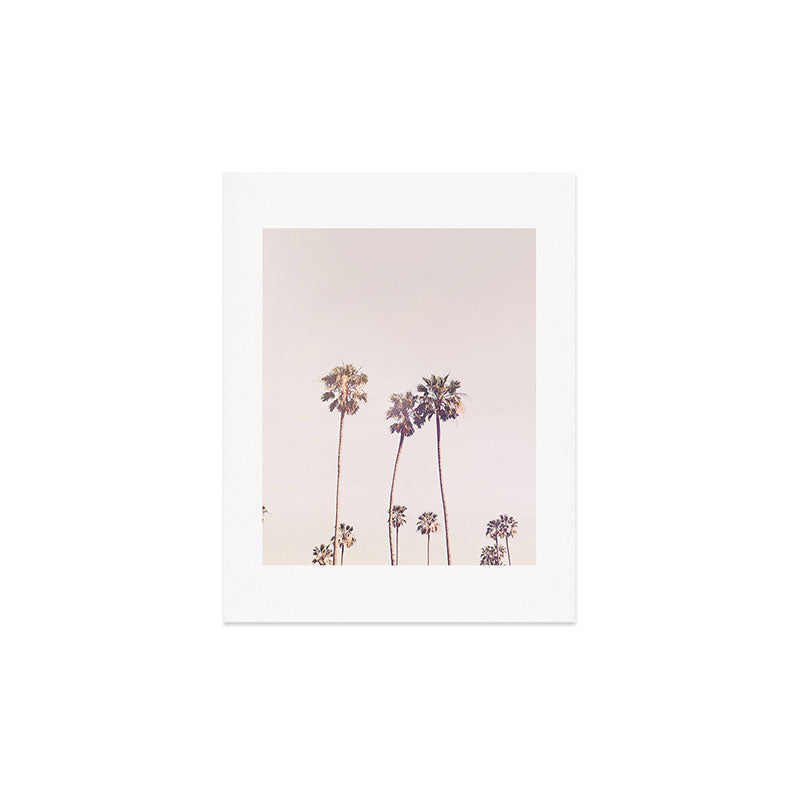 Sunny Cali Palm Trees Art Print Gallery Image 2