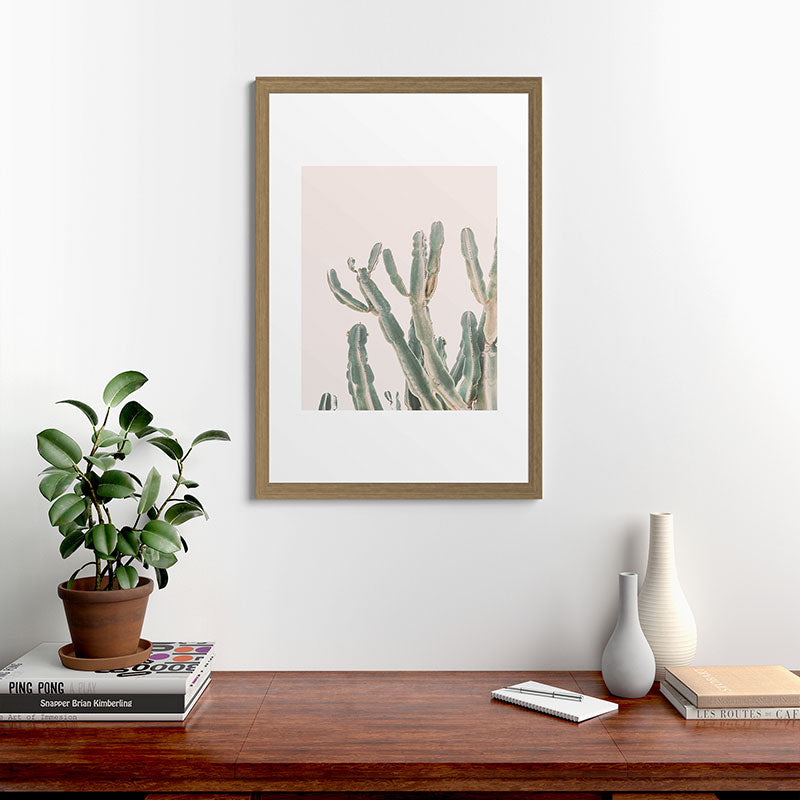 Sunrise Cactus Framed Art Print Gallery Image 41