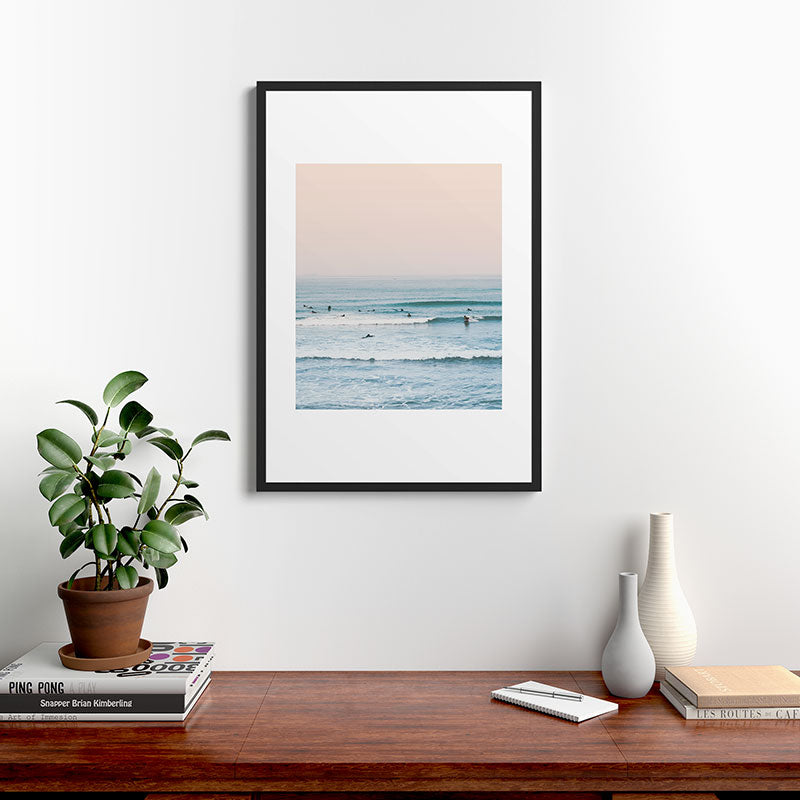 Surfers Framed Art Print Gallery Image 6