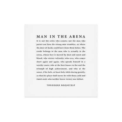 The Man In The Arena, Theodore Roosevelt Art Print Gallery Image 5