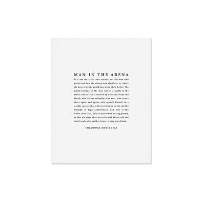 The Man In The Arena, Theodore Roosevelt Art Print Gallery Image 6