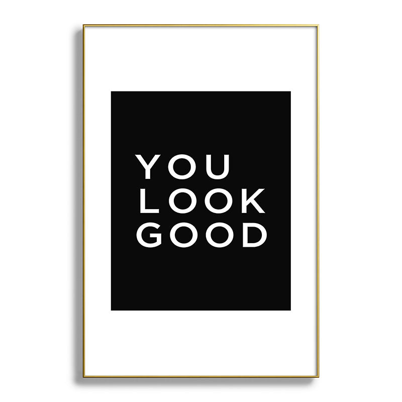 You look good Framed Art Print Gallery Image 128