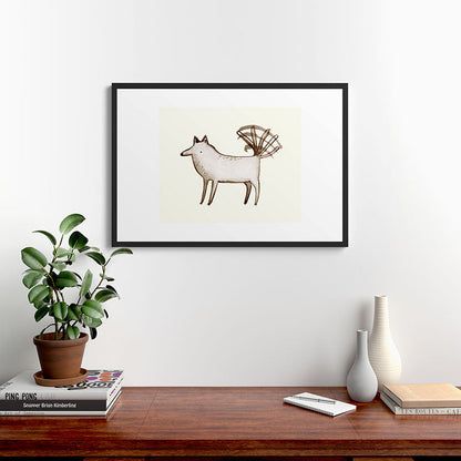"I'm So Happy" - Dog Framed Art Print Gallery Image 8