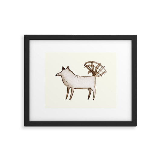 "I'm So Happy" - Dog Framed Art Print Gallery Image 1