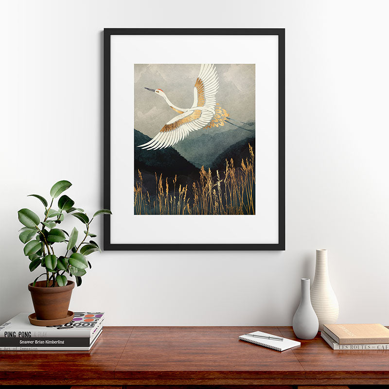 Elegant Flight Framed Art Print Gallery Image 48